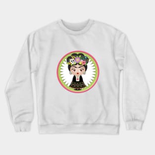 Cute Frida Khalo Crewneck Sweatshirt